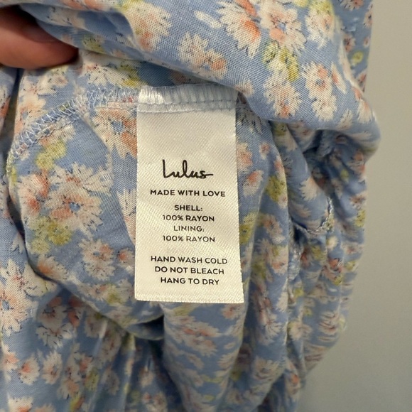 Lulus Sunny Bliss Light Blue Floral Print Tiered Maxi Dress - Picture 15 of 16